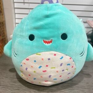 Squishmallows Aqua Shark with Sprinkle Belly